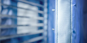 Housse palette detail velcro