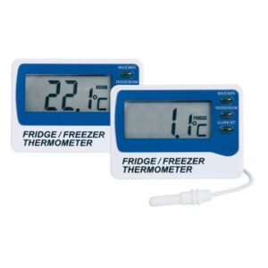 Thermomètre Numérique Houdian Pour Réfrigérateur/Congélateur - Écran LCD, Alarme, Étanche IPX3 (-50°C à +70°C)