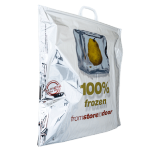 Sac isotherme imprimé Frozen 52x50, 27L avec poignée, SilverBag (Lot de 100 unités)