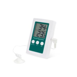 Thermo-hygromètre numérique Max/Min avec sonde externe et alarme de gel
